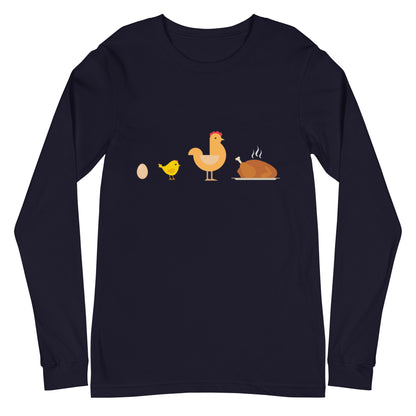 Chicken Progression Long Sleeve Tee